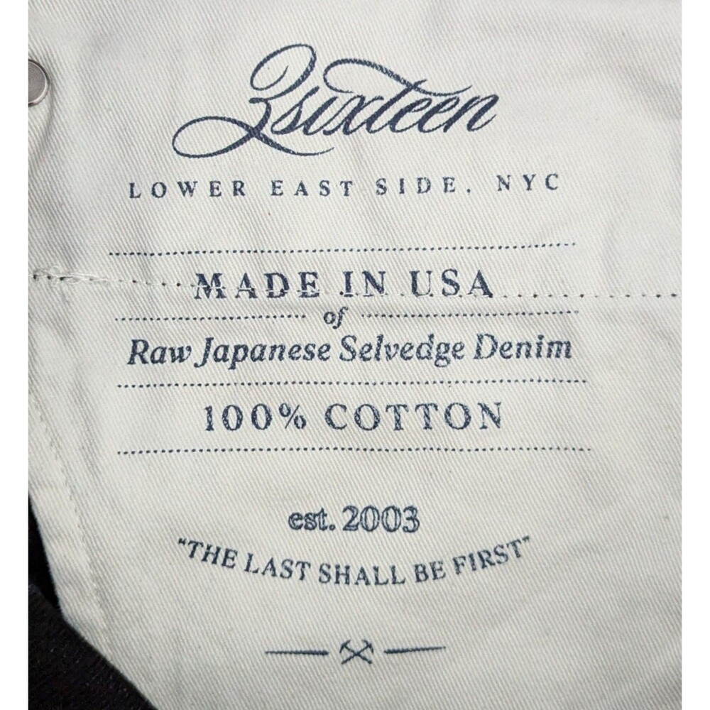 3sixteen Black Men's Jeans 31x28 - Picture 3 of 8